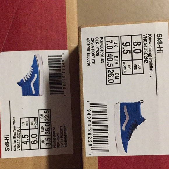 VANS SK8-Hi Otwwebbing Trblbljrflcktv WMNS - Picture 16 of 16